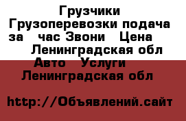 Грузчики,Грузоперевозки подача за 1 час.Звони › Цена ­ 200 - Ленинградская обл. Авто » Услуги   . Ленинградская обл.